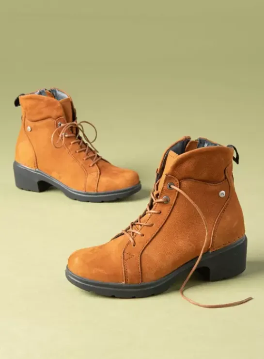 DAMES Wolky Hielspoor|Biker boots|Midi