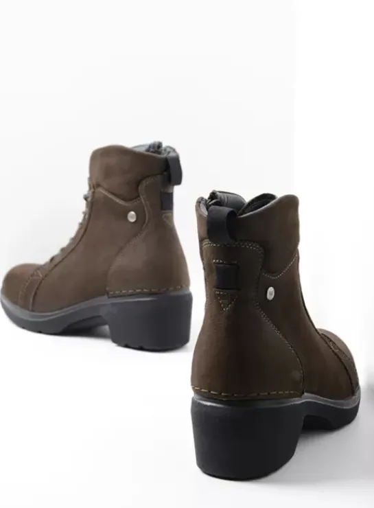 DAMES Wolky Hielspoor|Biker boots|Midi