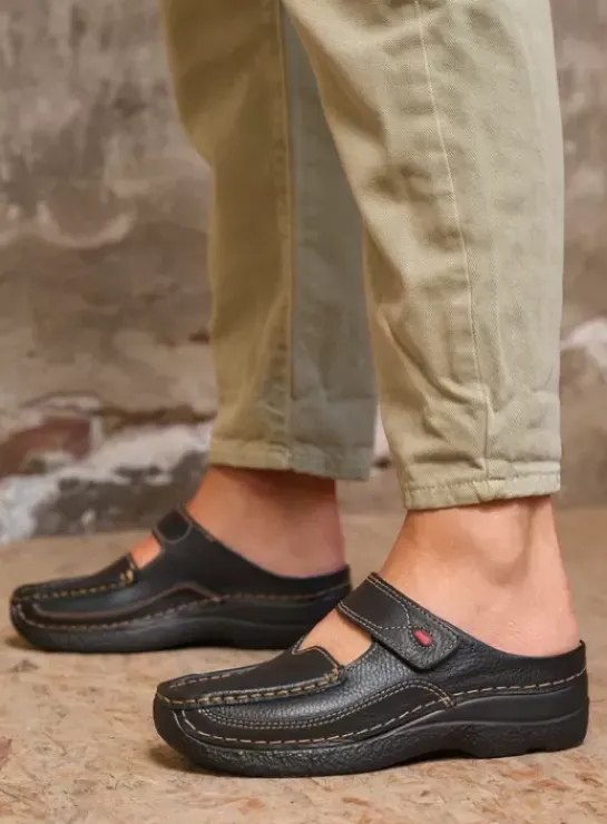 DAMES Wolky Hielspoor|Slippers|Roll Slipper